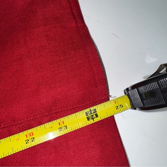 Talbots Red Women's Linen Blend Blazer Size 16 P - Picture 9 of 16